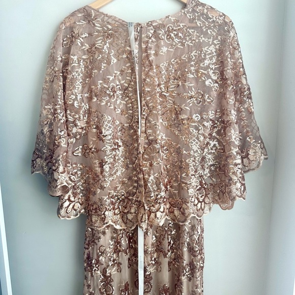 Goddiva Embroidered Sequin Dress - Picture 3 of 4